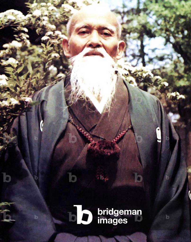 Japan: Morihei Ueshiba (1883-1969) was a martial artist and founder of the Japanese martial art of aikido.