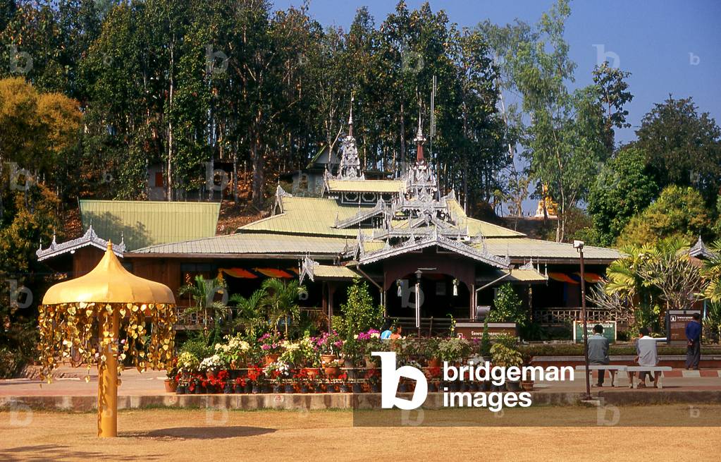 Thailand: The viharn at Wat Phra That Doi Kong Mu, Mae Hong Son, northern Thailand