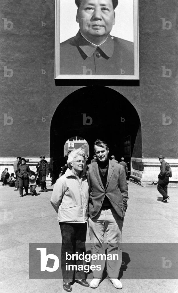USA / China: George H. W. Bush (1924 - ) future 41st President of the United States, as United States Liaison to China, Beijing, 1974 - 1975
