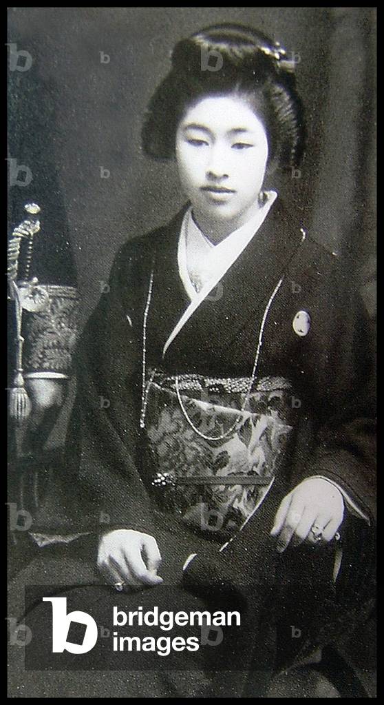 Japan: Ichijyo Mikako, the wife of the 15th and final Shogun, Tokugawa Yoshinobu.