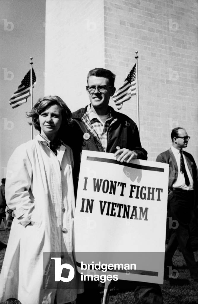 USA / Vietnam: 'I won't Fight in Vietnam', March for Peace, Washington DC, unknown photographer, 1965