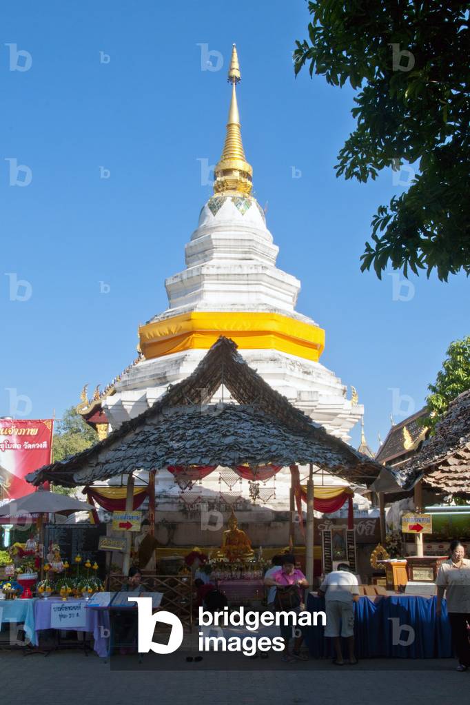 Thailand: The chedi at Wat Duang Di, Chiang Mai