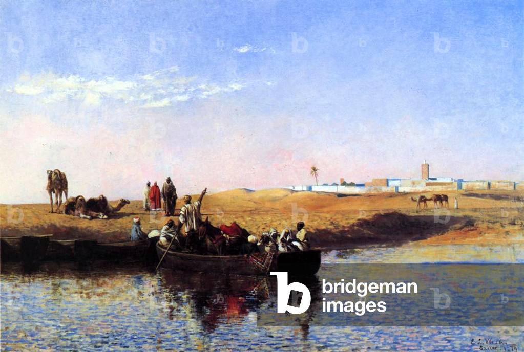 Morocco: A view of Sale, by Edwin Lord Weeks.