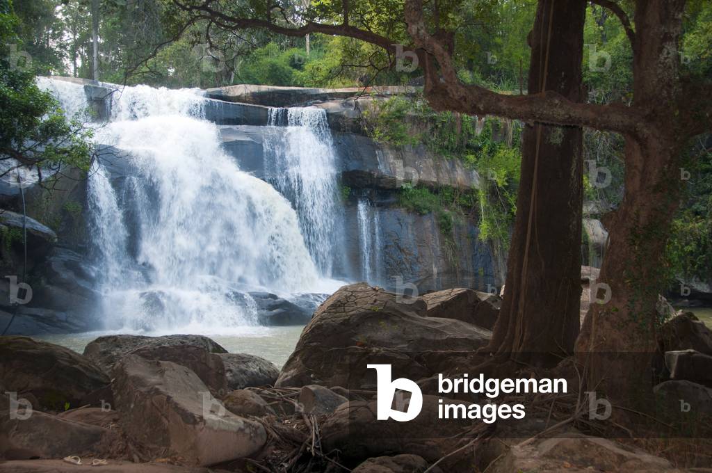 Thailand: Tat Huang Waterfall (Nam Tok Nam Hueang), also know as the Thai-Lao Waterfall or the International Waterfall, Phu Suan Sai National Park, Na Haeo District, Loei Province