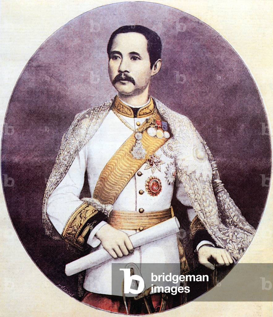 Thailand: King Rama V, Chulalongkorn (1 October 1868 - 23 October 1910), 5th monarch of the Chakri Dynasty.