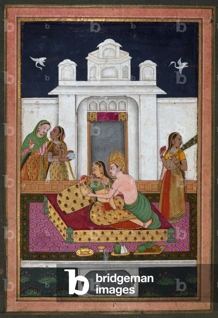 India: 'Dipaka Raga'. From an album or muraqqa' compiled in the Deccan in the late 19th century CE
