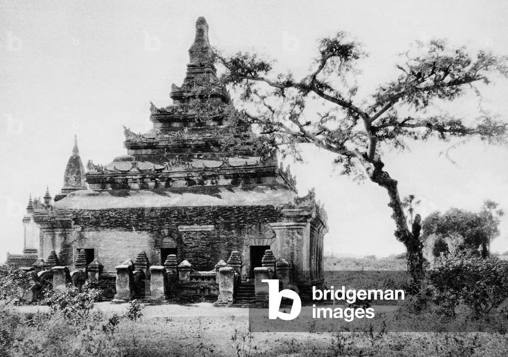 Burma/ Myanmar: Bitagat Taik library in Bagan, Upper Burma, c.1920s.