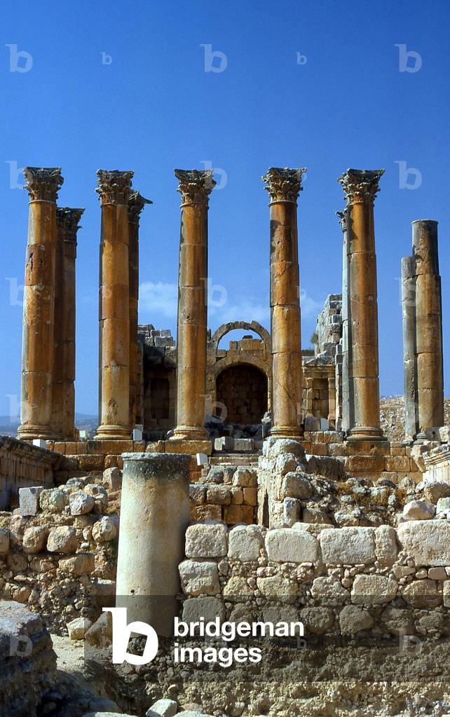 Jordan: The Temple of Artemis in the ancient Greco-Roman city of Jerash