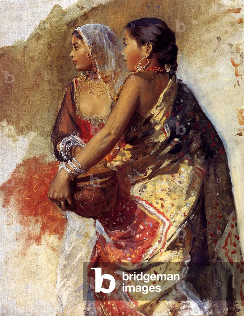 India: Two Nautch Girls, by Edwin Lord Weeks.