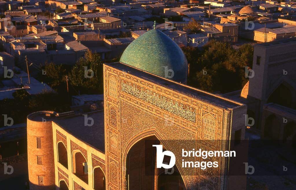 Uzbekistan: The Mir-i-Arab Madrasah, part of the Po-i-Kalyan complex, Bukhara