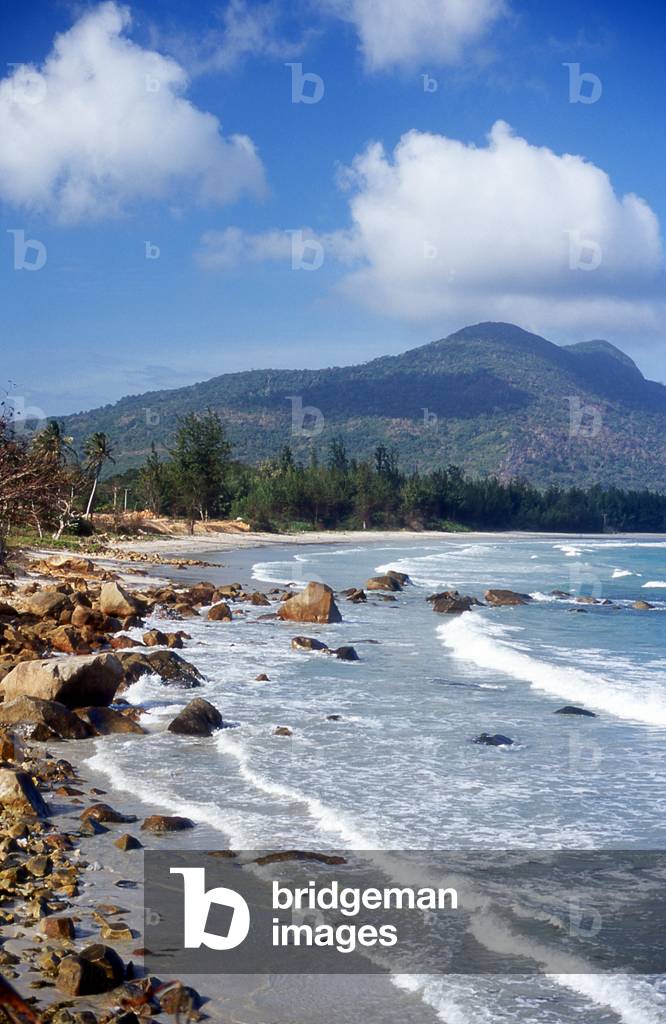 Vietnam: A coastal view of Con Son Island, Con Dao National Park, Con Dao Archipelago