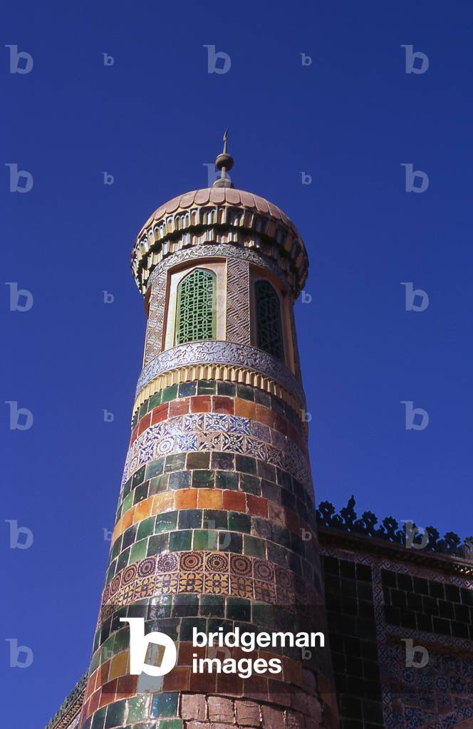 China: The tomb of Abakh Khoja, 17th century Sufi mystic, Kashgar, Xinjiang
