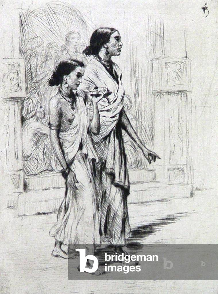 Sri Lanka: Two young Sinhalese women, c.1928