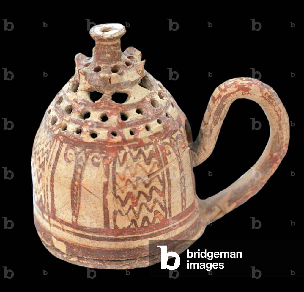 Greece: A late Minoan incense burner from Ierapetra, Crete