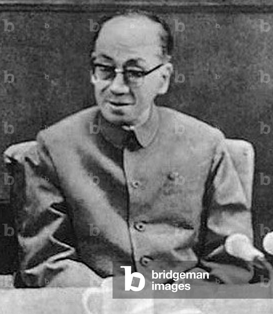 China: Kang Sheng Head of Communist Party of China intelligence
