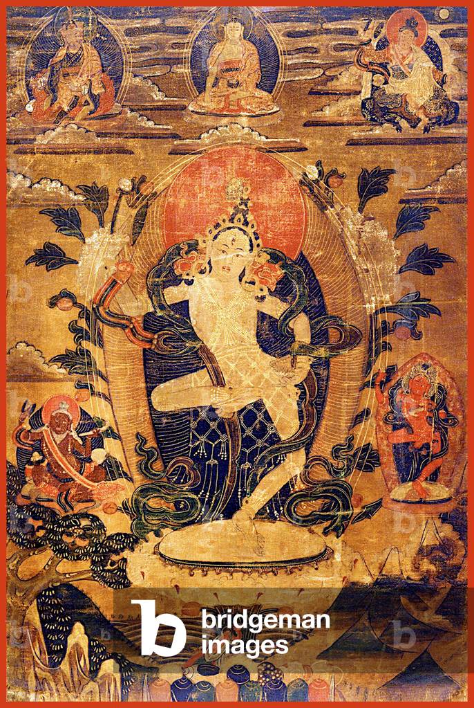 China / Tibet: The yogini Machig Labdron (1055-1149), 19th century