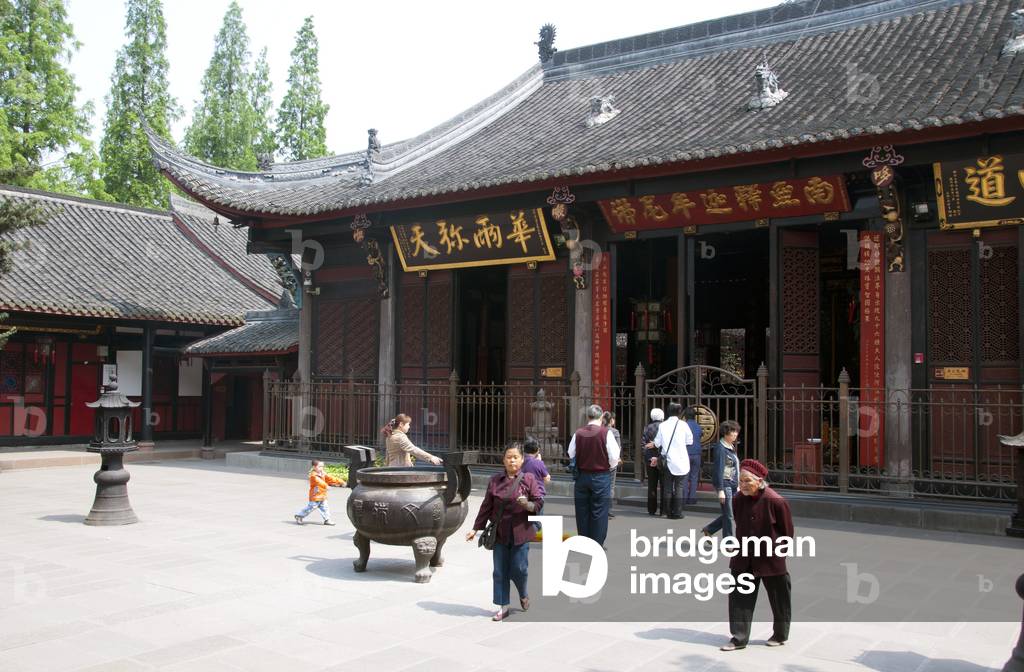 China: Wenshu Yuan (Wenshu Temple), Chengdu, Sichuan Province