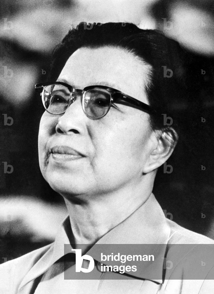 China: Jiang Qing (1914-1991), also known as Madame Mao, at the time of her fall from power and subsequent imprisonment, October 1976
