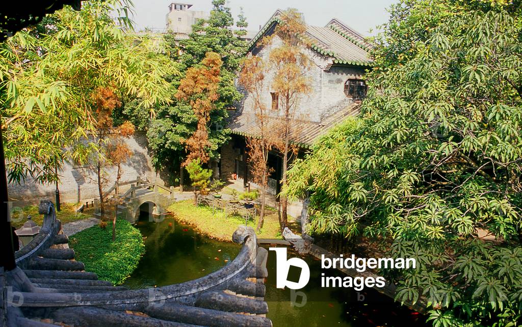 China: Liang Yuan ornamental garden, Foshan, Guangdong Province