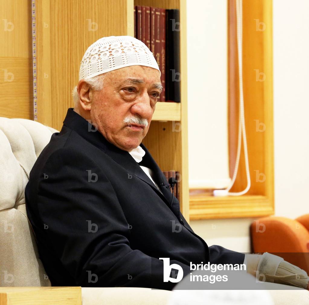 Turkey: Muhammed Fethullah Gulen (born 27 April 1941) is a Turkish preacher, former imam, writer, and political figure currently living in self-imposed exile in the United States, c. 2015