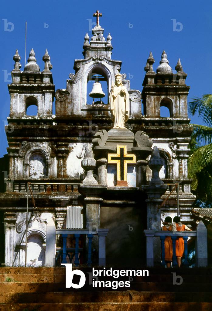 India: The old Church of Our Lady of Mount Carmel at Arambol (Harmal), Goa (1994)