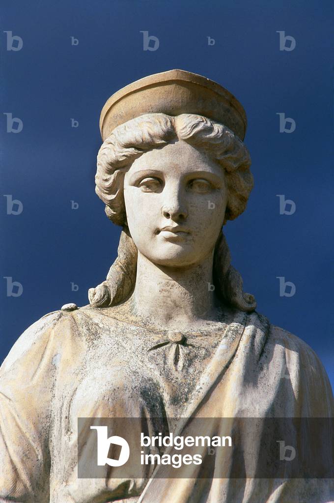 Thailand: A European-style statue, Bang Pa-In Royal Palace, Bang Pa-In, Ayutthaya Province