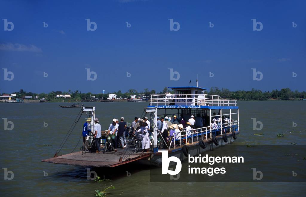 Vietnam: Ferry to Anh Binh Island from Vinh Long, Mekong Delta