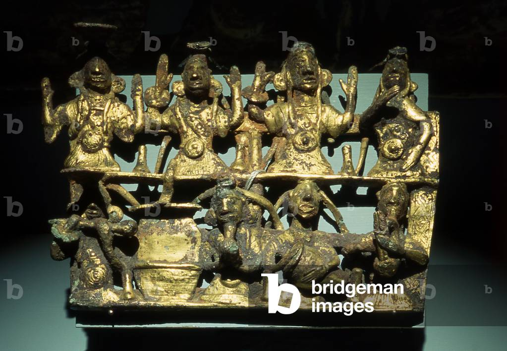 China: Bronze sculpture of Dian people, 3rd century BCE, Shanghai Museum, Shanghai