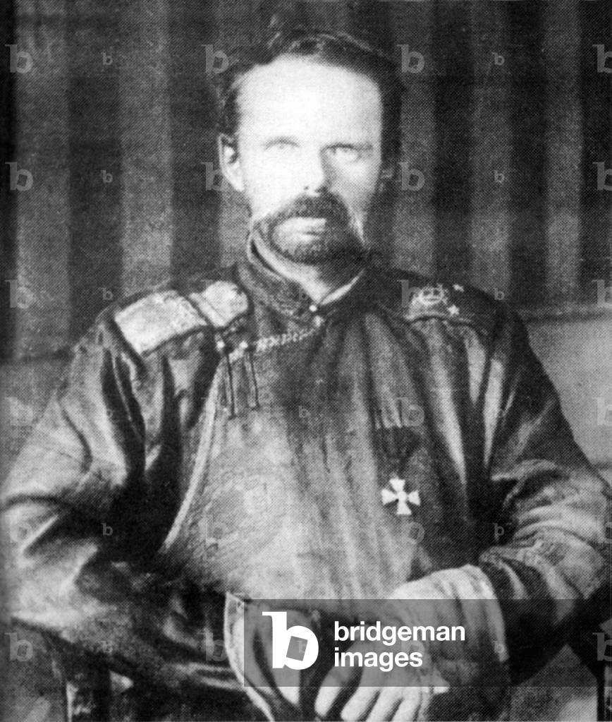 Mongolia: Baron Roman Nikolai Maximilian von Ungern-Sternberg (1885-1921).
