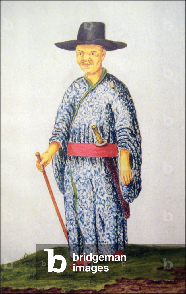 Indonesia: A Japanese Christian who remained in Jakarta after Sakoku, circa 1656, by Andries Beeckman