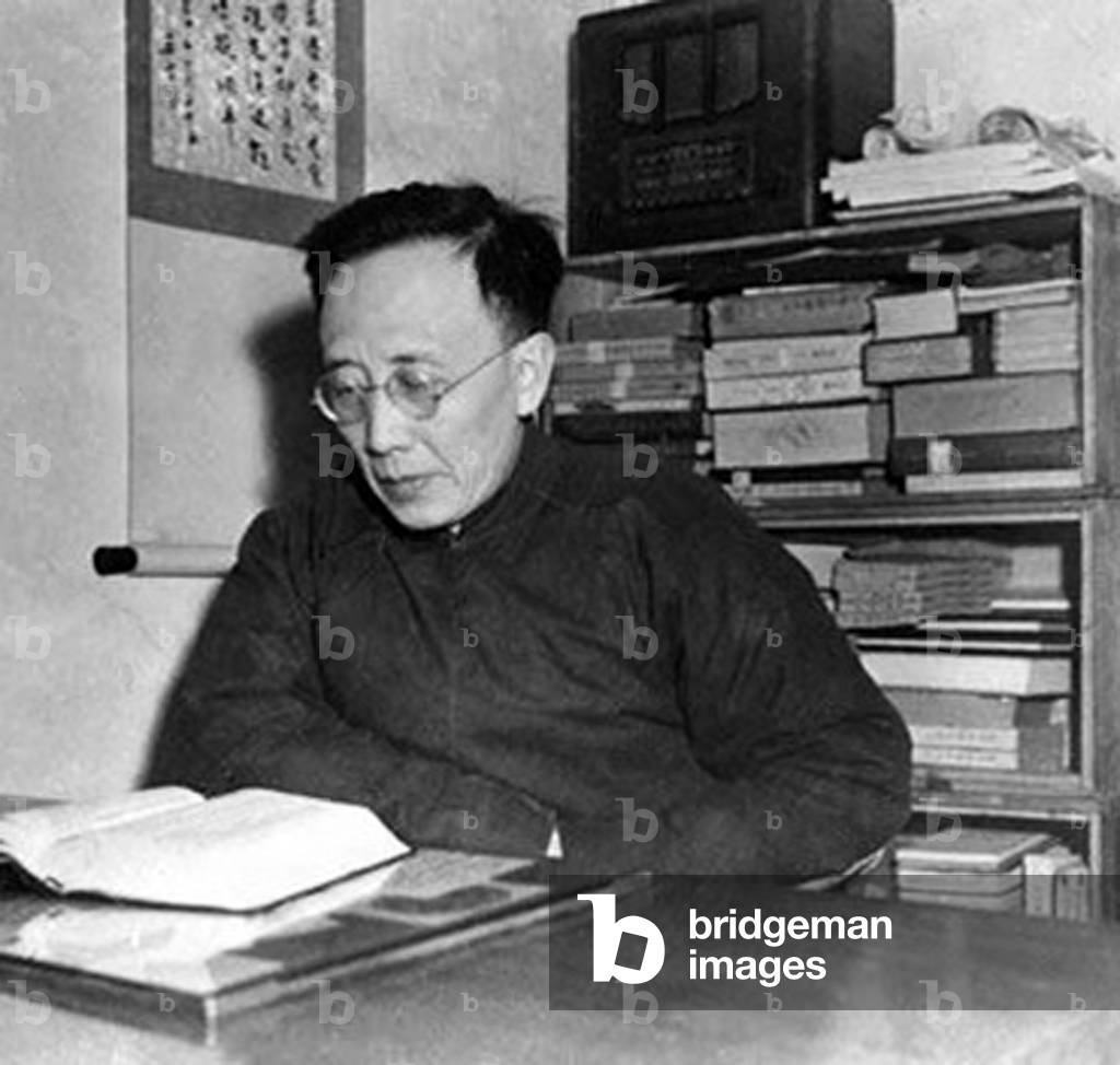 China: Guo Morou, Chinese author, historian, archaeologist and intellectual.