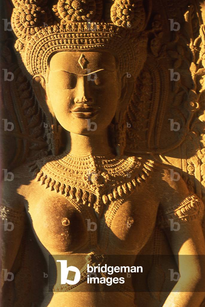 Kambodscha: Apsaras (Himmlische Nymphe) schmücken Angkor Wat