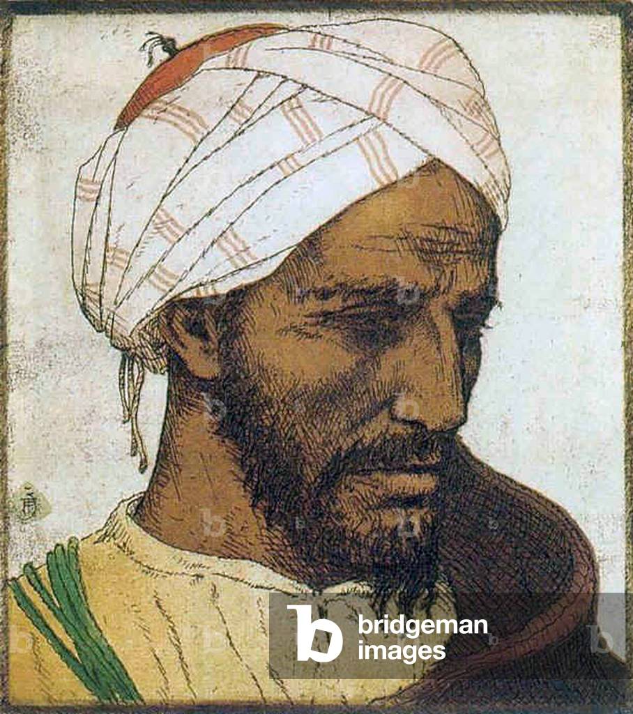 Morocco: Portrait of an Arab man c.1920
