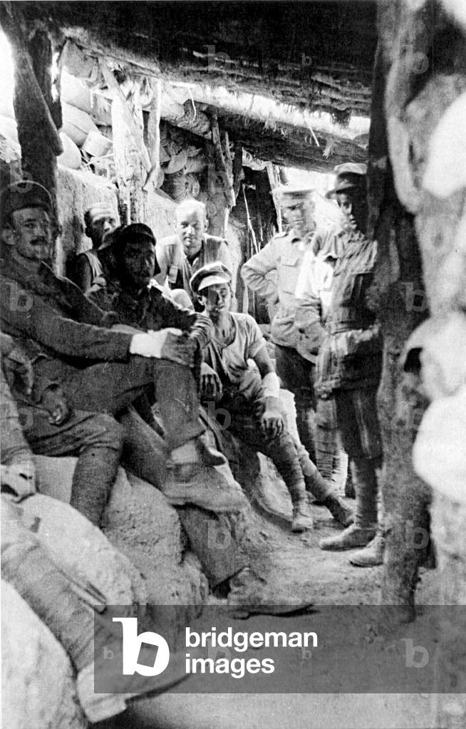 Turkey / Gallipoli Campaign: Allied troops in the trenches at Gallipoli, 1915 / 1916