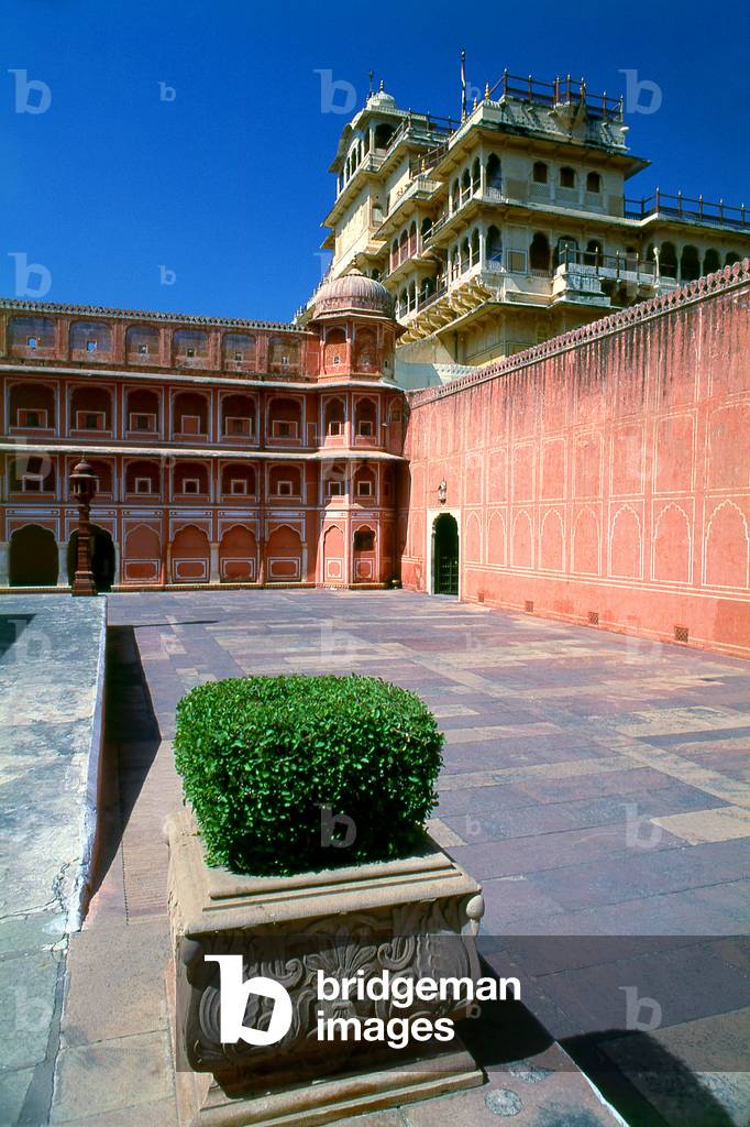 India: Chandra Mahal (Chandra Niwas), City Palace, Jaipur, Rajasthan