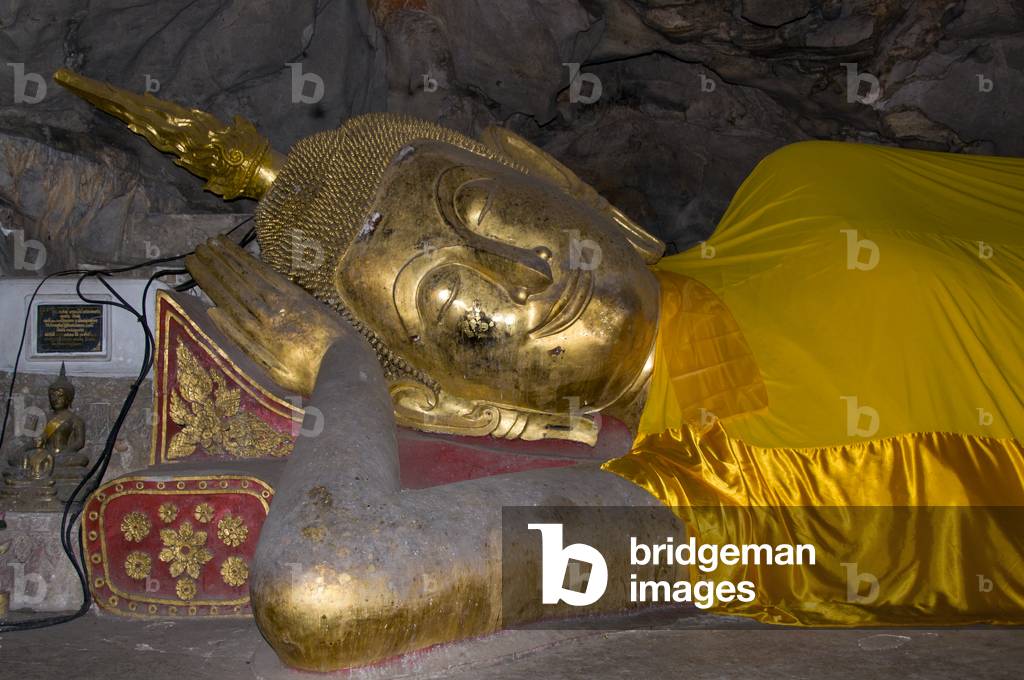 Thailand: Reclining Buddha, Tham Khao Luang, Phetchaburi
