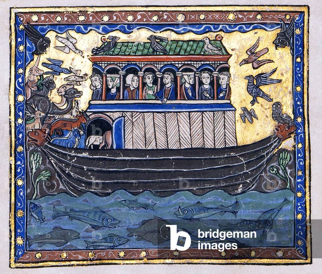 France: Noah's Ark and The Flood, as represented in 