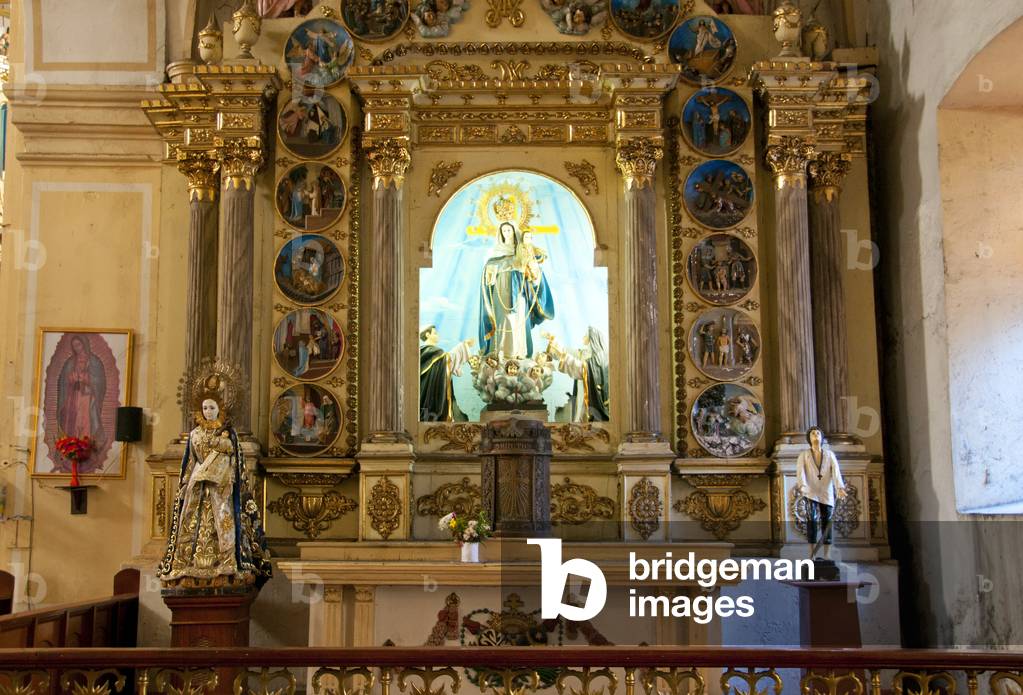 Philippines: The Virgin Mary (mother of Jesus), St. Paul Cathedral, Vigan, Ilocos Sur Province, Luzon Island