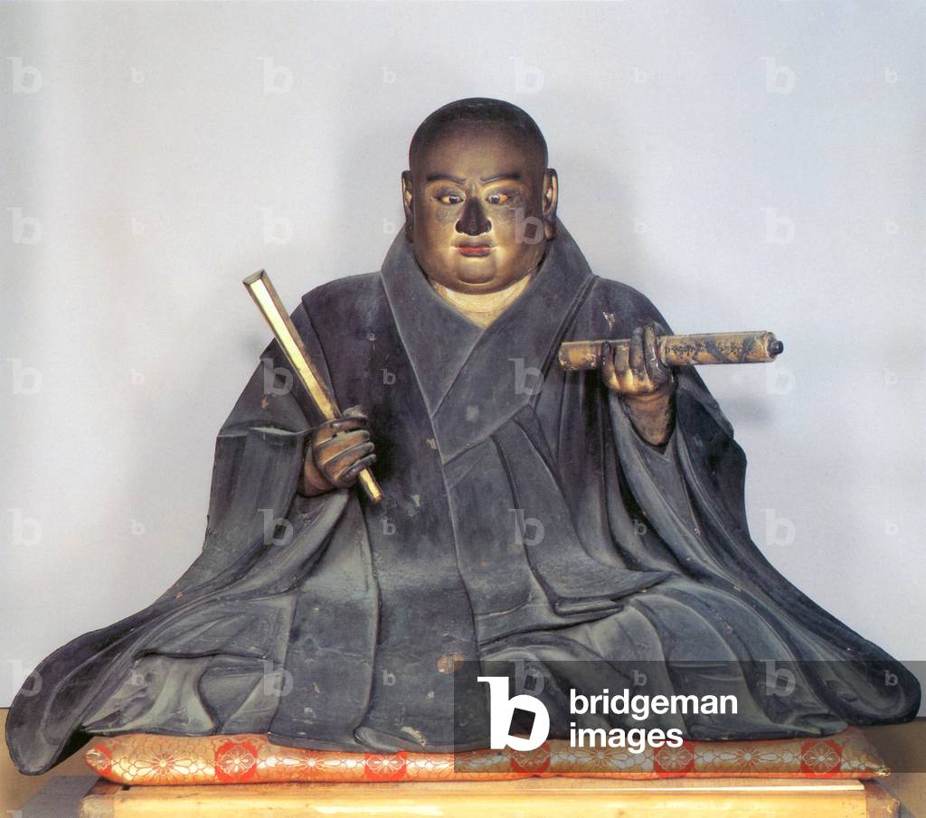 Japan: Japanese Buddhist monk Nichiren (1222-1282), founder of Nichiren Buddhism.