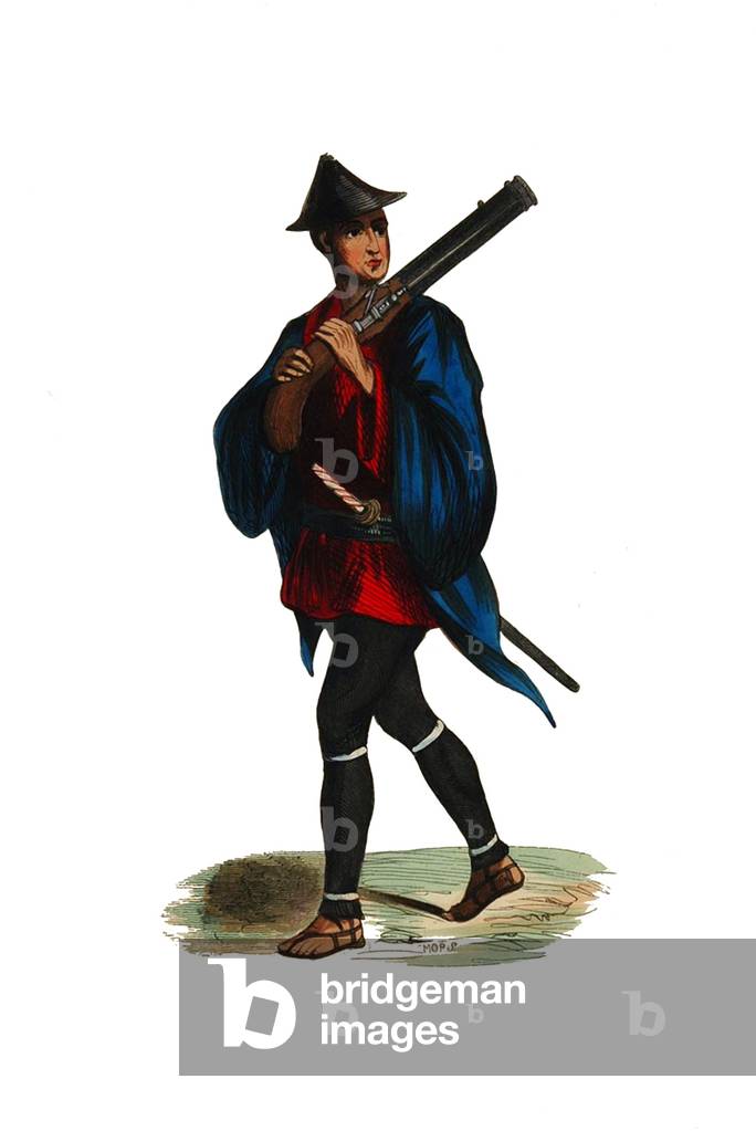 Japan: A Japanese soldier, 1844