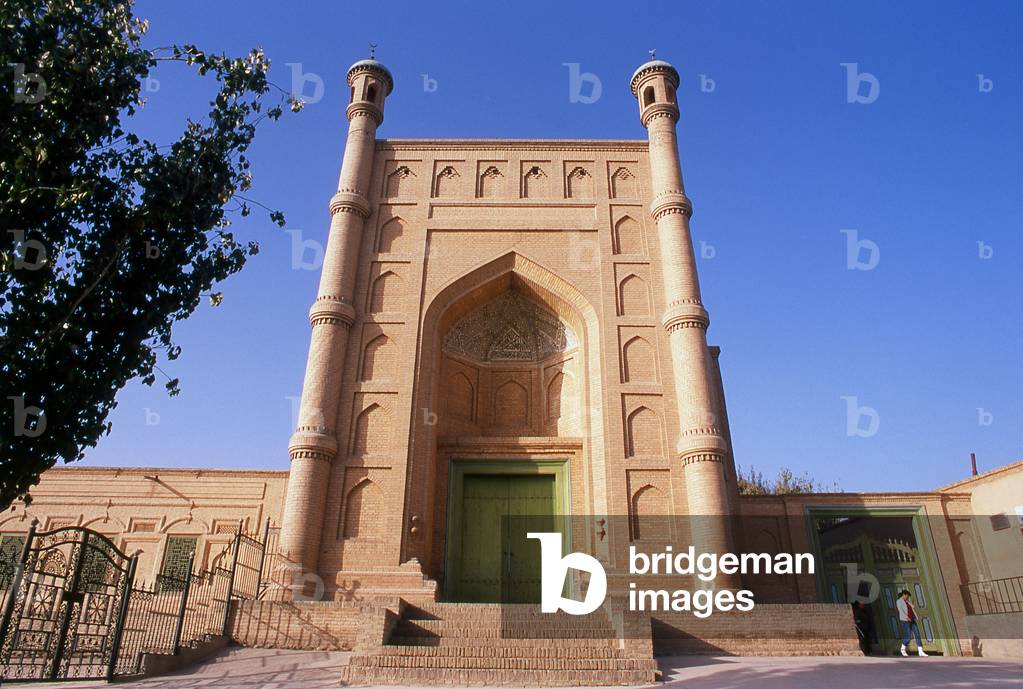China: Jama' Masjid (Great Mosque), Old Kuqa, Xinjiang Province