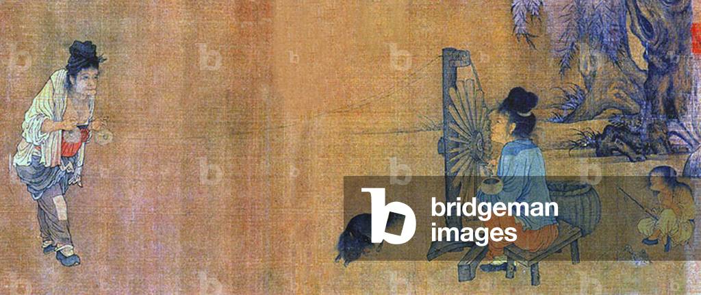 China: Spinning silk, by Wang Juzheng (early 11th century), Northern Song era.