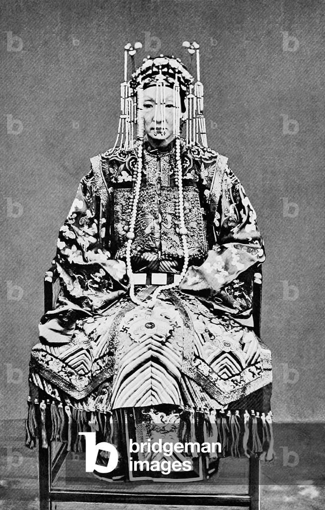 China: The second wife (died 1891) of Li Hongzhang, 1871