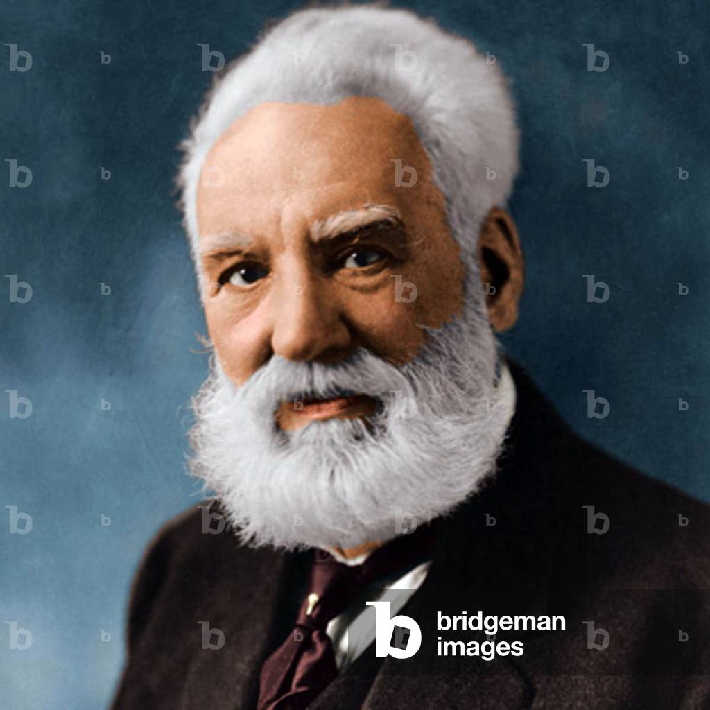 UK-Scotland: Alexander Graham Bell (1847-1922), Scottish scientist, inventor and engineer. Canada, c. 1915