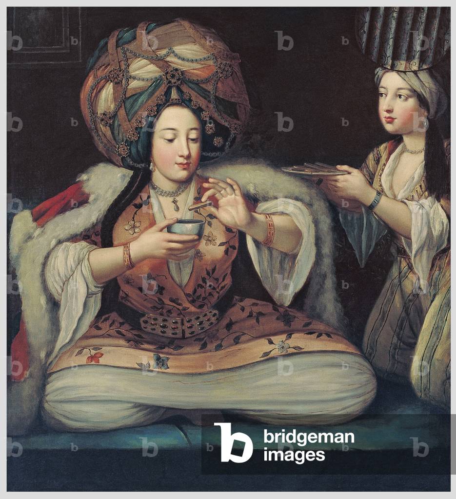 'Kahve Keyfi' ('Enjoying Coffee'), early 18th century (oil on canvas)