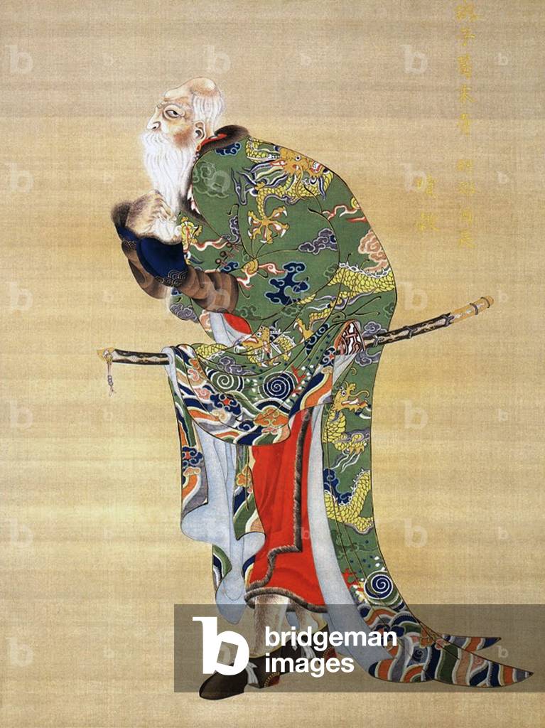 Japan: 'Shonko, Ainu chieftain of Nokkamafu', Kakizaki Hakyo (1764-1826), 1790