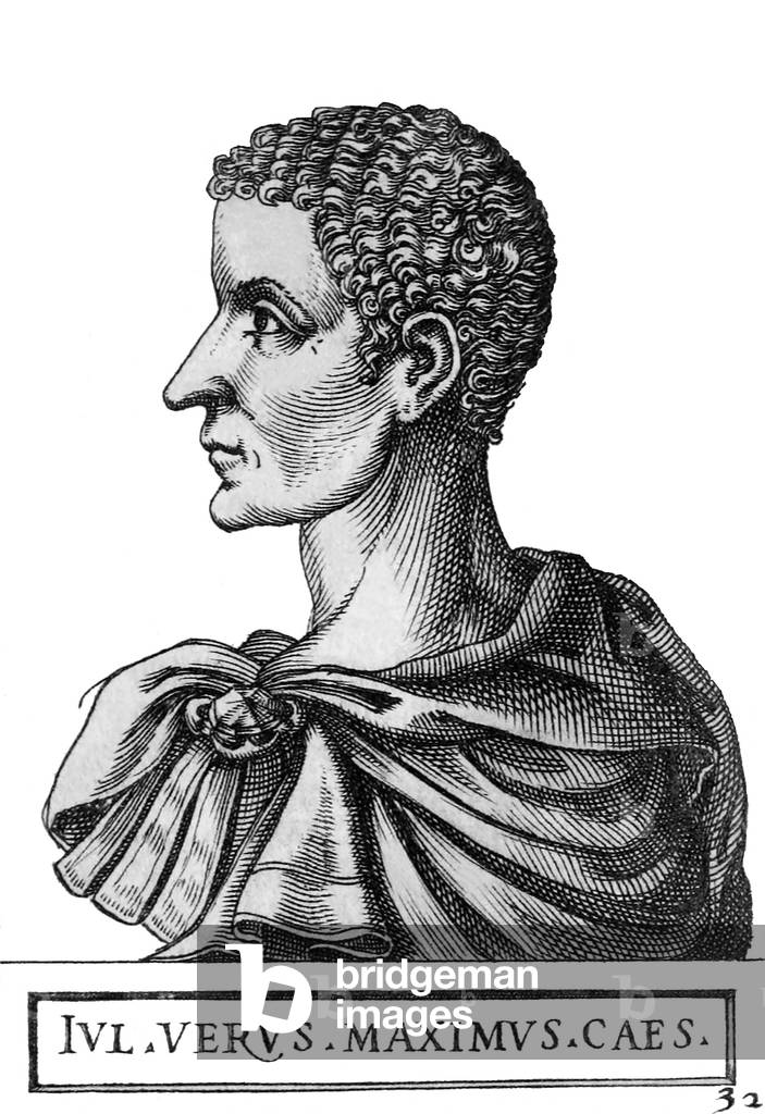 Italy: Gaius Julius Verus Maximus (217/220 - 238), Caesar of the Roman Empire, from the book 