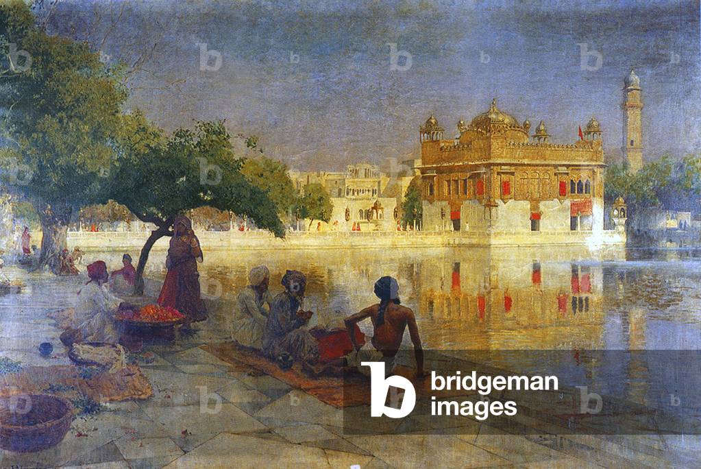 India: The Golden Temple at Amritsar, 1890, by Edwin Lord Weeks.
