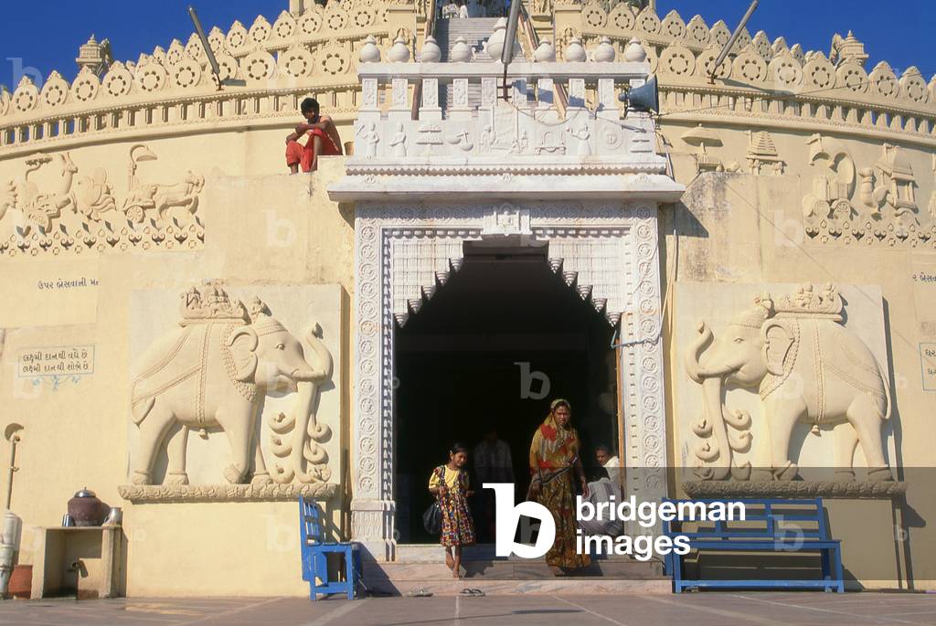 India: Samovsaran Mandir Palitana, one of the holy Jain Palitana temples (11th to 16th Century CE) in the Shatrunjaya Hills, Gujarat (2004)