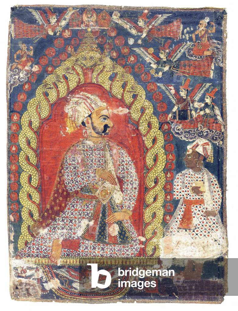 Nepal: Portrait of a Malla king, Bhaktapur, Kathmandu Valley, c.1700-1725